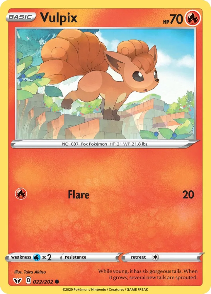Vulpix, Sword & Shield 022/202