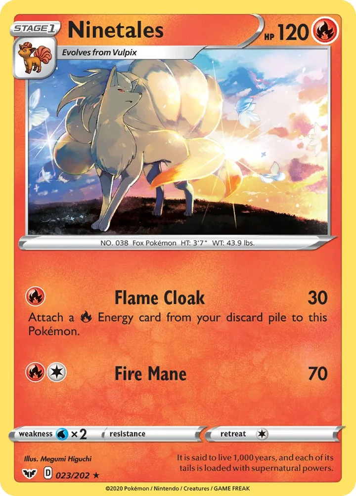 Ninetales, Sword & Shield 023/202