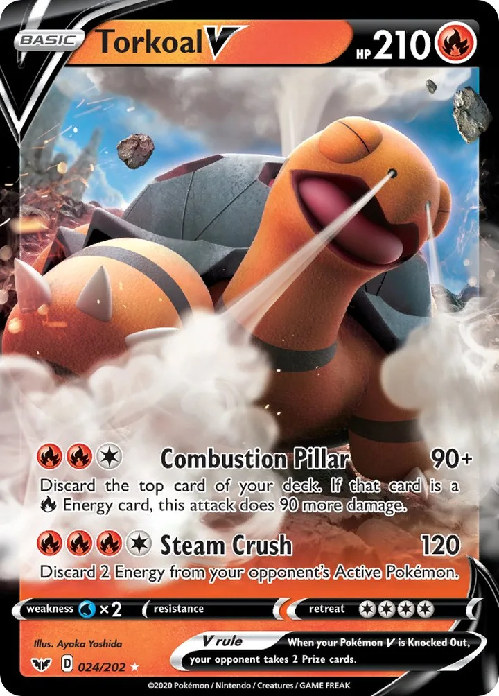 Torkoal V, Sword & Shield 024/202