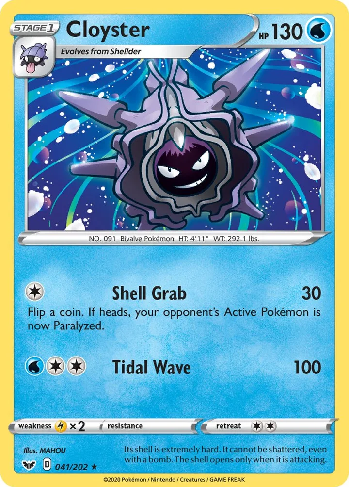 Cloyster, Sword & Shield 041/202