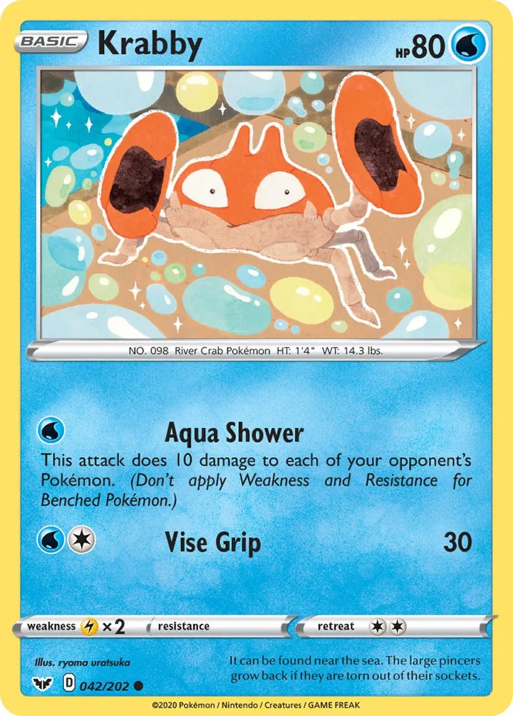 Krabby, Sword & Shield 042/202