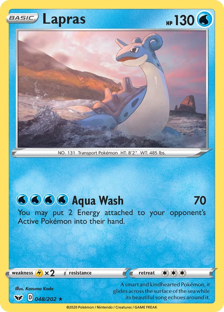 Lapras, Sword & Shield 048/202