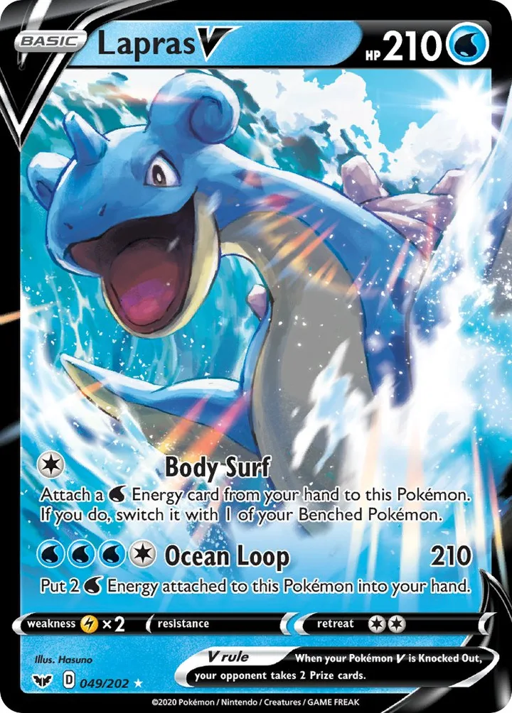 Lapras V, Sword & Shield 049/202