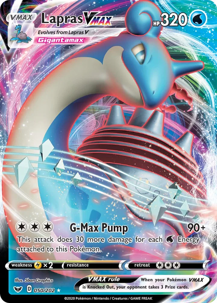 Lapras VMAX, Sword & Shield 050/202