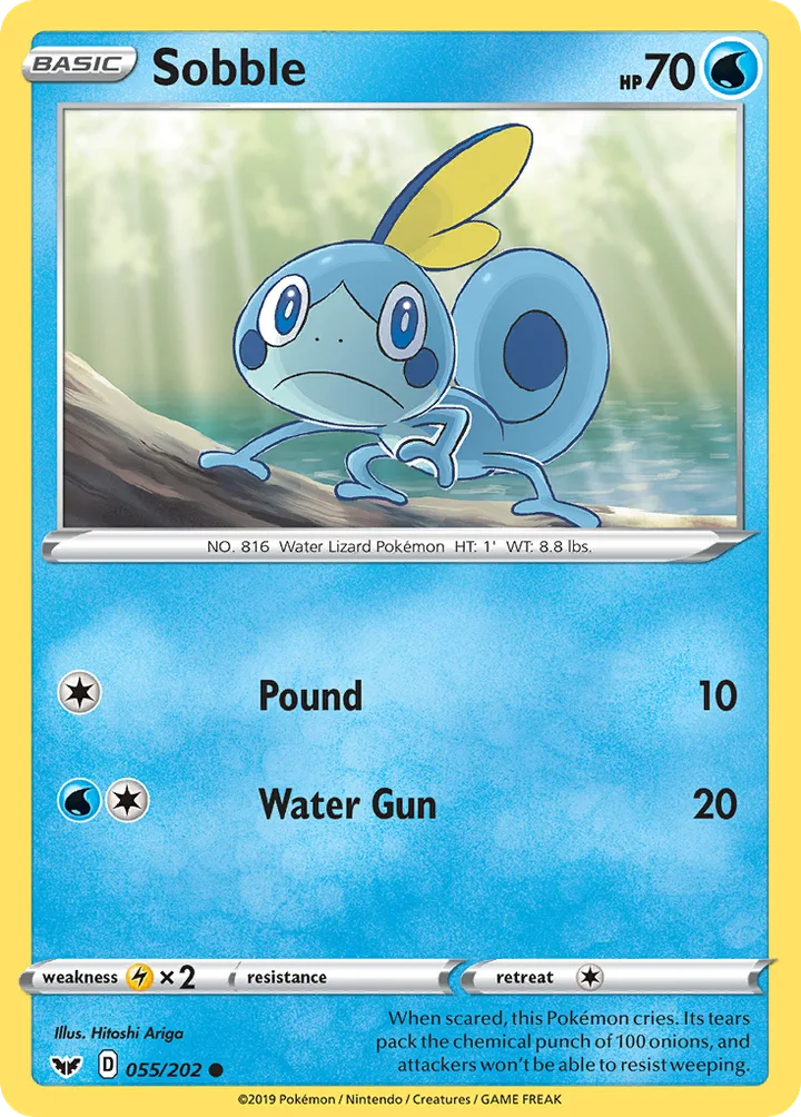 Sobble, Sword & Shield 055/202