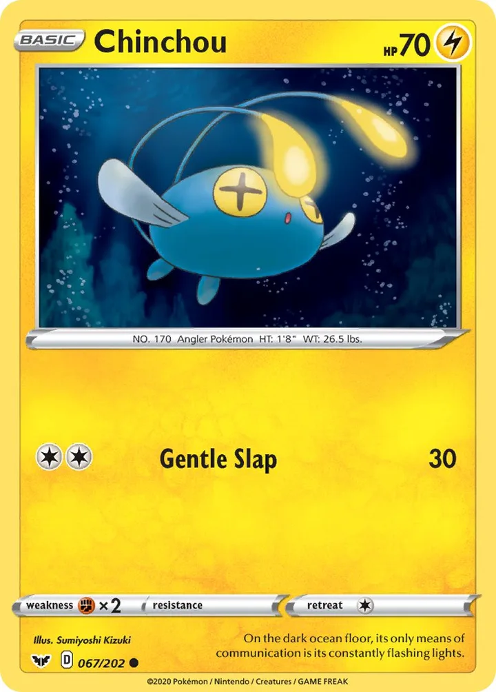 Chinchou, Sword & Shield 067/202