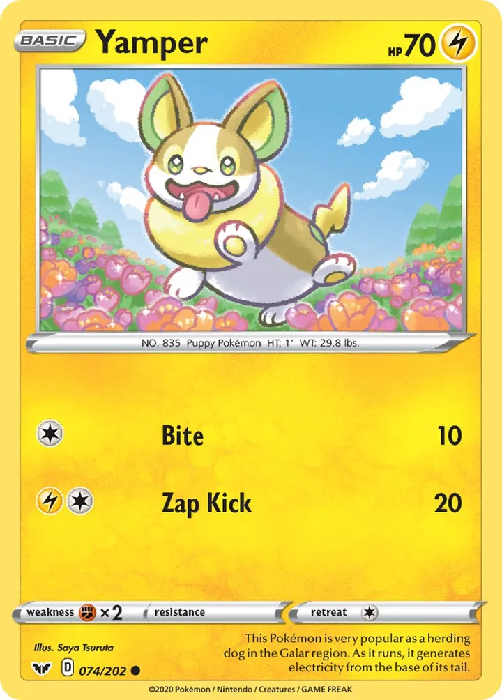 Yamper, Sword & Shield 074/202