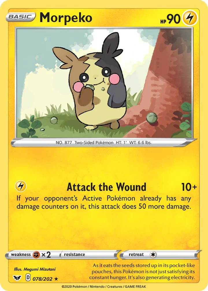 Morpeko, Sword & Shield 078/202