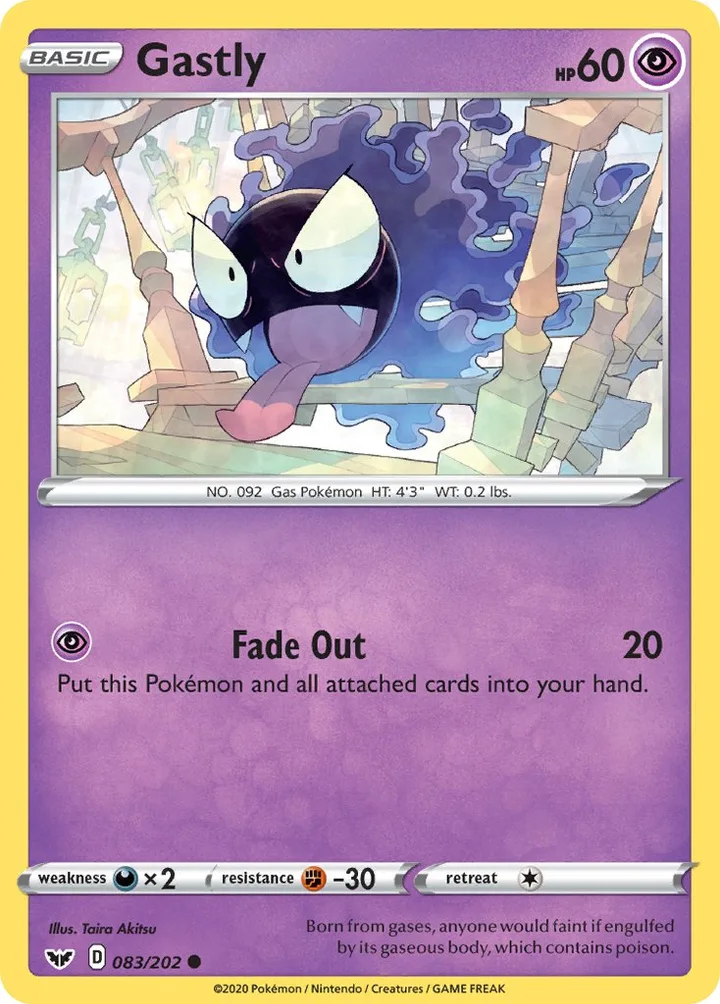 Gastly, Sword & Shield 083/202