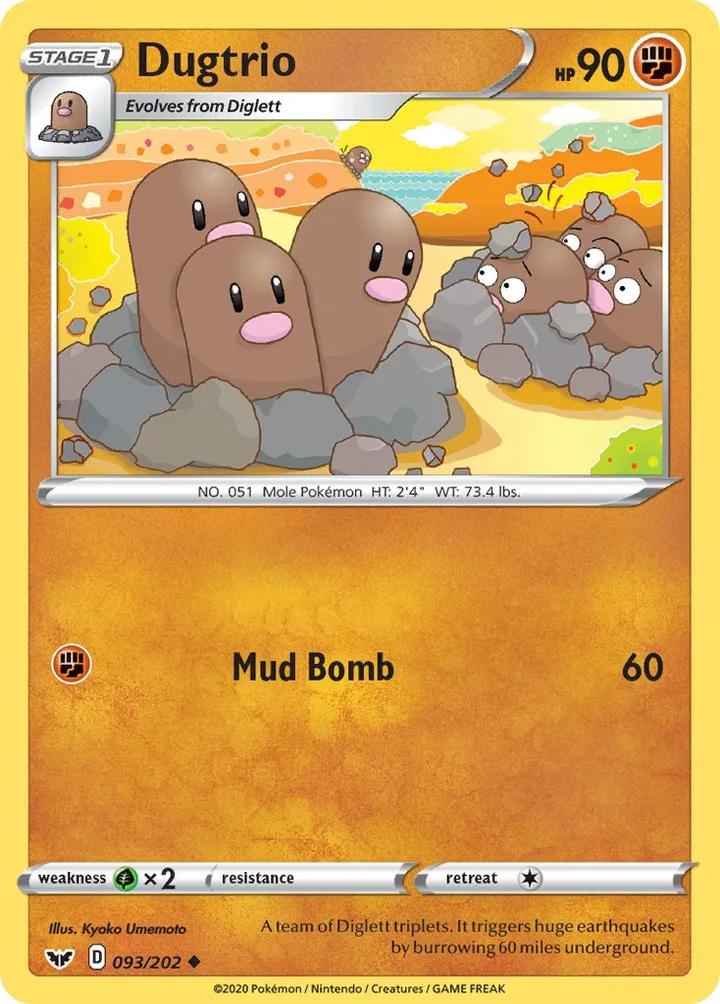 Dugtrio, Sword & Shield 093/202