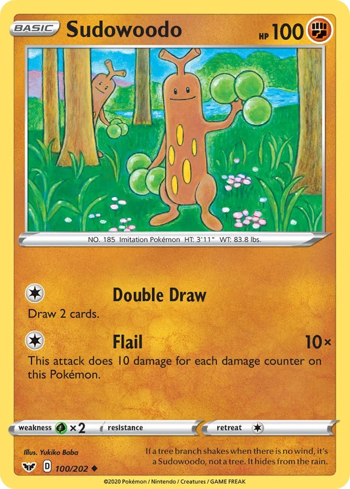 Sudowoodo, Sword & Shield 100/202