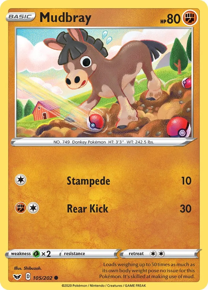 Mudbray, Sword & Shield 105/202