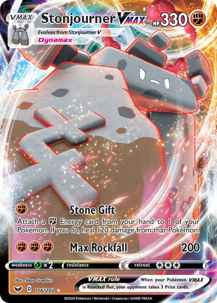 Stonjourner VMAX, Sword & Shield 116/202