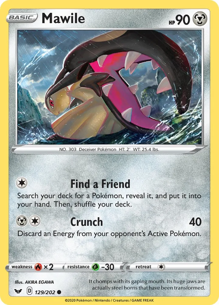 Mawile, Sword & Shield 129/202