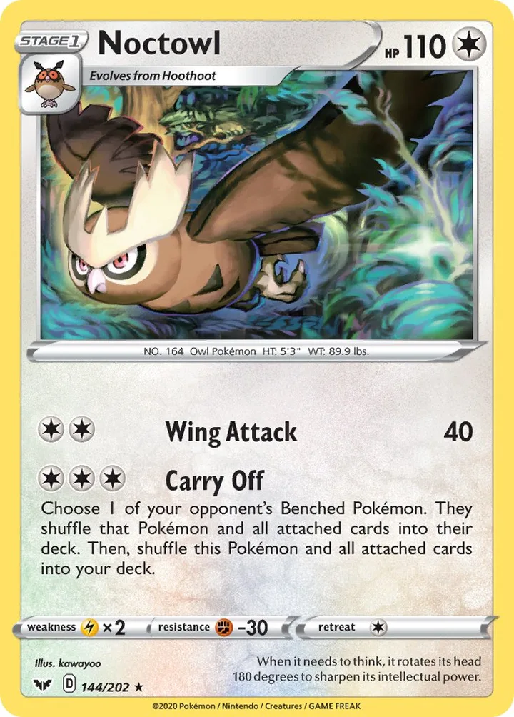 Noctowl, Sword & Shield 144/202