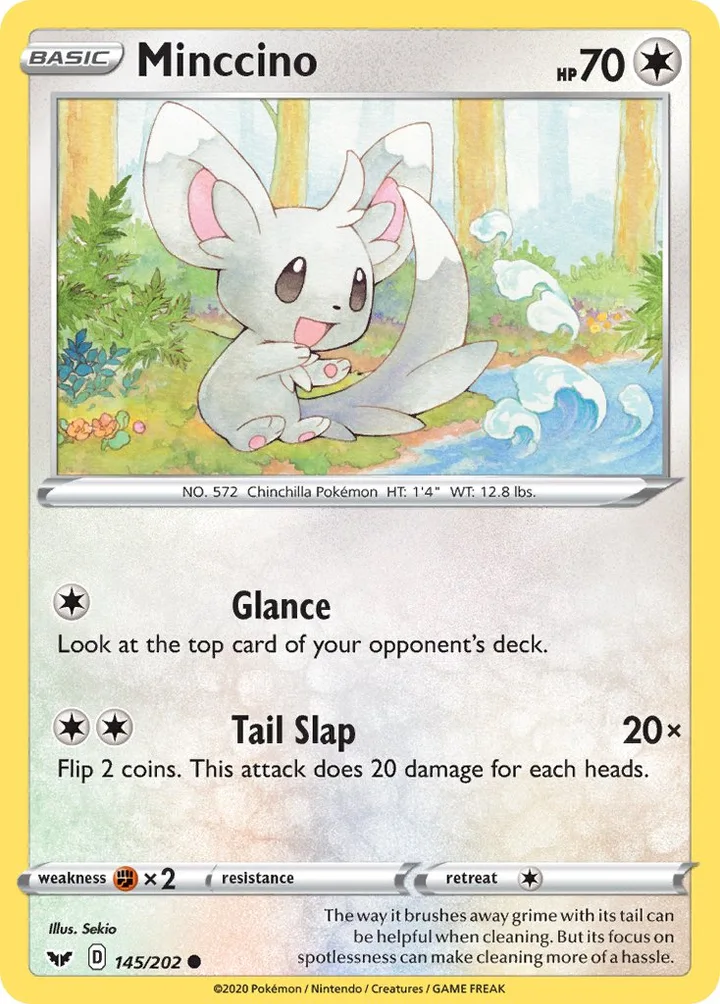 Minccino, Sword & Shield 145/202