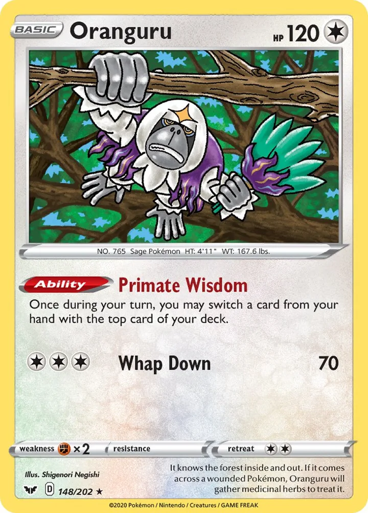 Oranguru, Sword & Shield 148/202