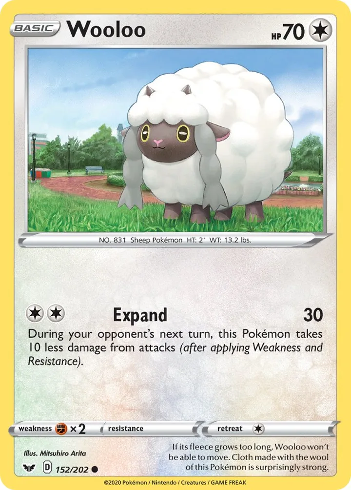 Wooloo, Sword & Shield 152/202