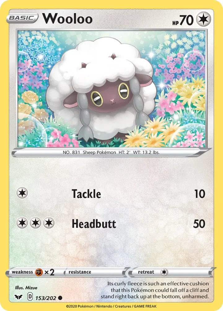 Wooloo, Sword & Shield 153/202