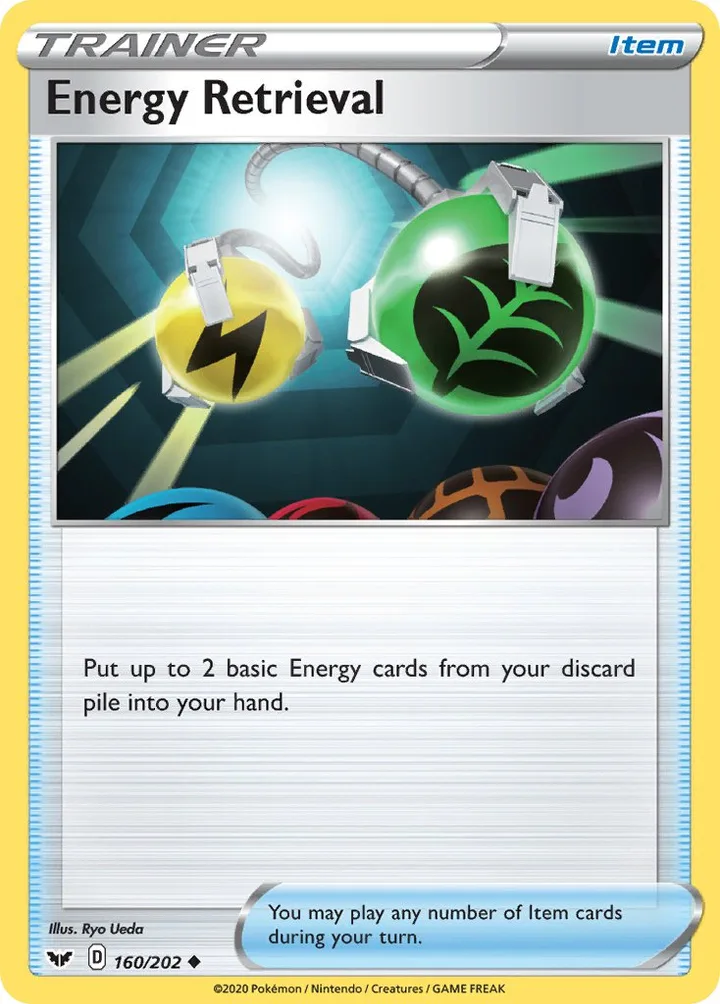 Energy Retrieval, Sword & Shield 160/202