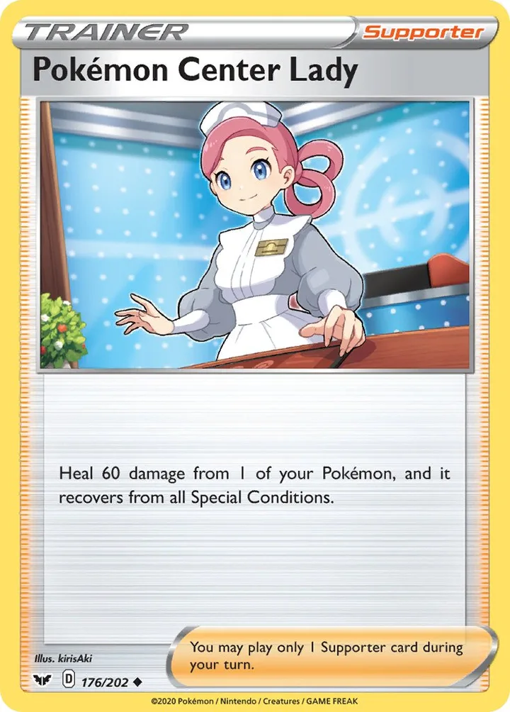 Pokémon Center Lady, Sword & Shield 176/202