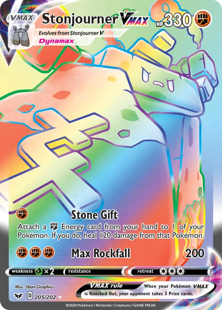 Stonjourner VMAX, Sword & Shield 205/202