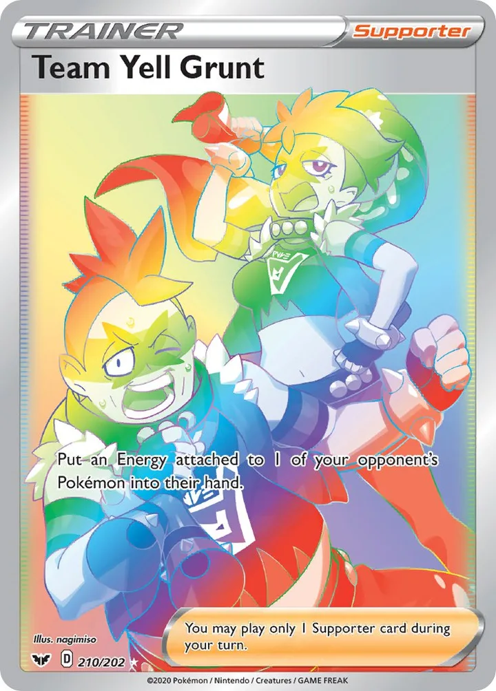 Team Yell Grunt, Sword & Shield 210/202