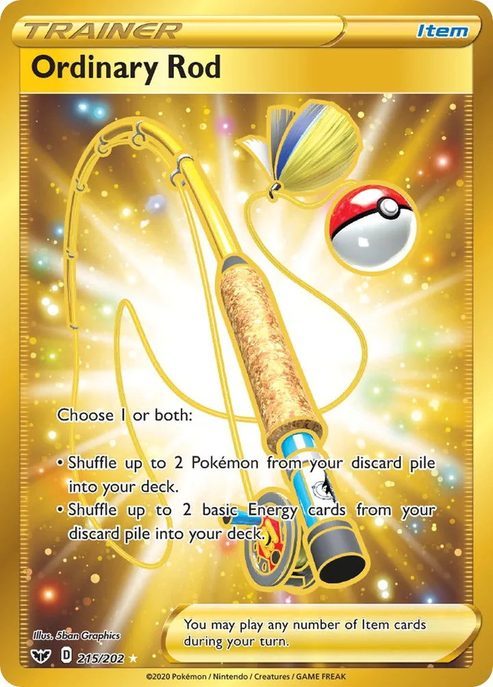 Ordinary Rod, Sword & Shield 215/202