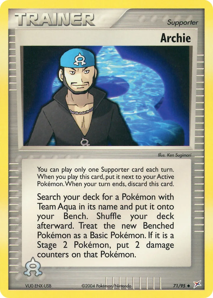 Archie, Team Magma vs Team Aqua 71/95