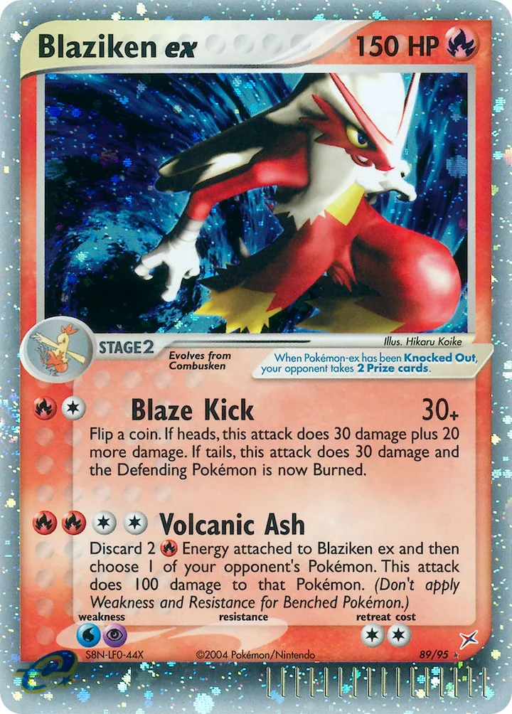Blaziken ex, Team Magma vs Team Aqua 89/95