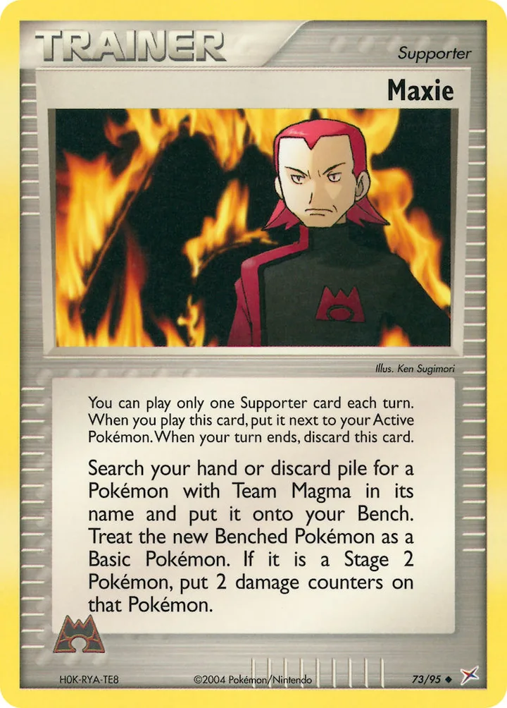 Maxie, Team Magma vs Team Aqua 73/95