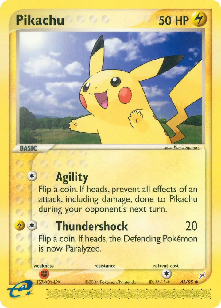 Pikachu, Team Magma vs Team Aqua 43/95