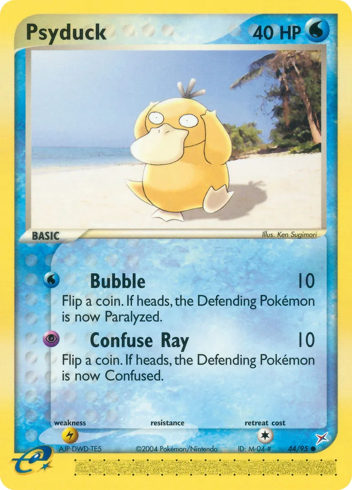 Psyduck, Team Magma vs Team Aqua 44/95