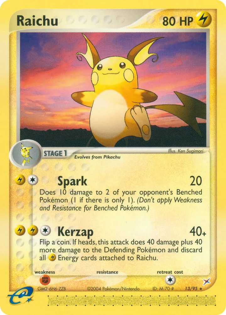 Raichu, Team Magma vs Team Aqua 13/95