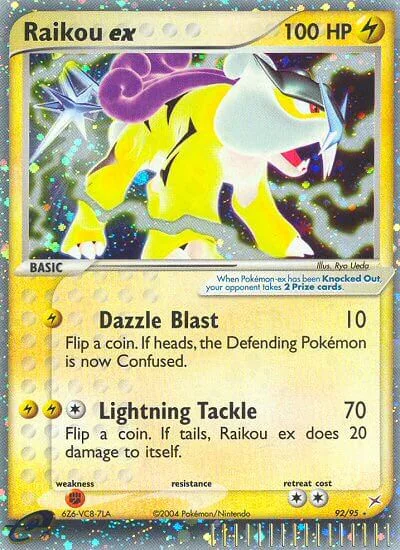 Raikou ex, Team Magma vs Team Aqua 92/95