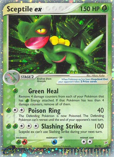 Sceptile ex, Team Magma vs Team Aqua 93/95