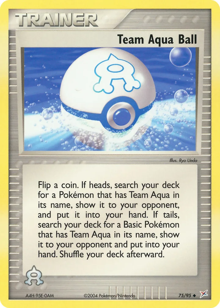 Team Aqua Ball, Team Magma vs Team Aqua 75/95
