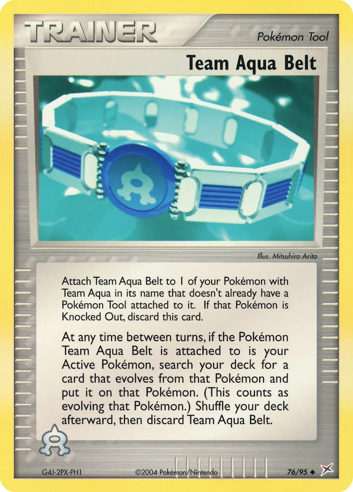 Team Aqua Belt, Team Magma vs Team Aqua 76/95
