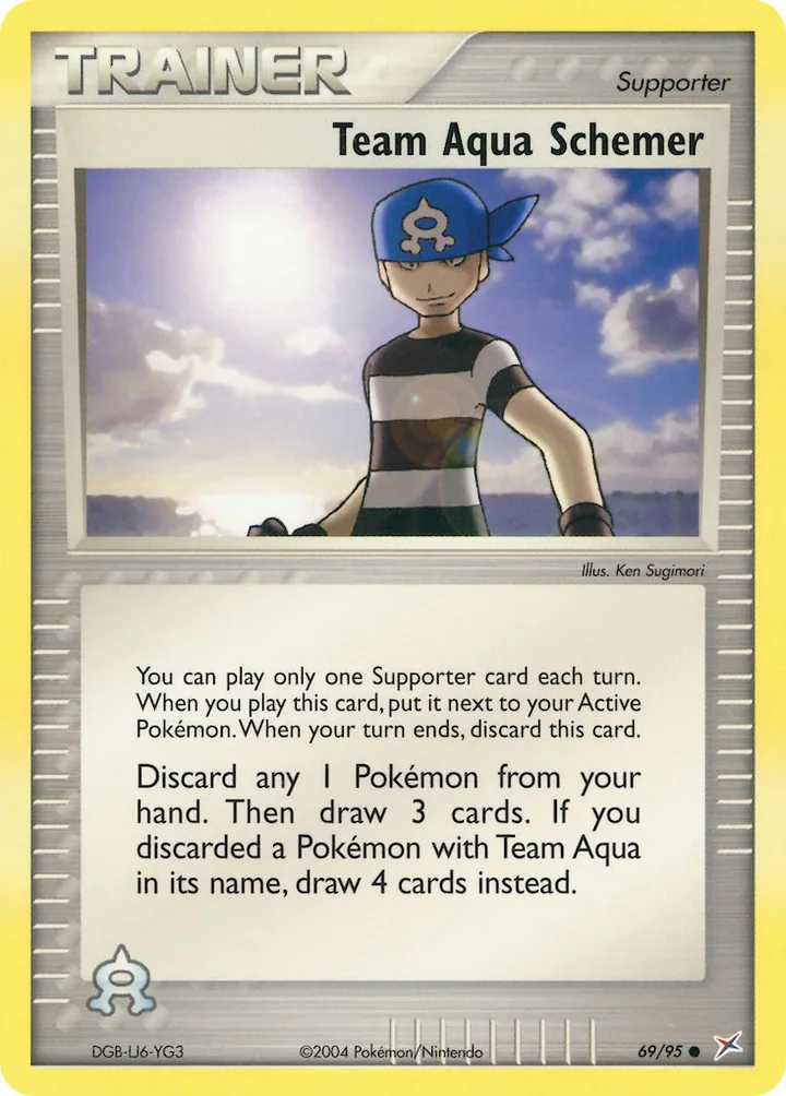 Team Aqua Schemer, Team Magma vs Team Aqua 69/95