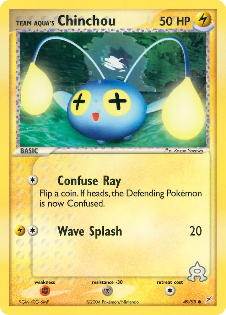 Team Aqua’s Chinchou, Team Magma vs Team Aqua 49/95