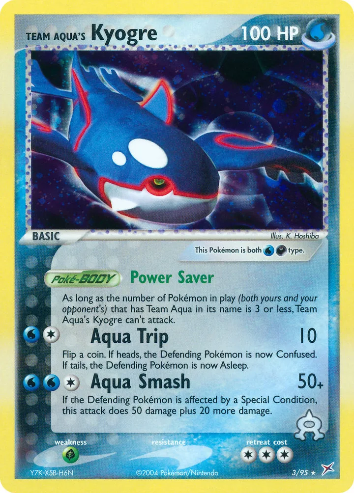 Team Aqua’s Kyogre, Team Magma vs Team Aqua 3/95