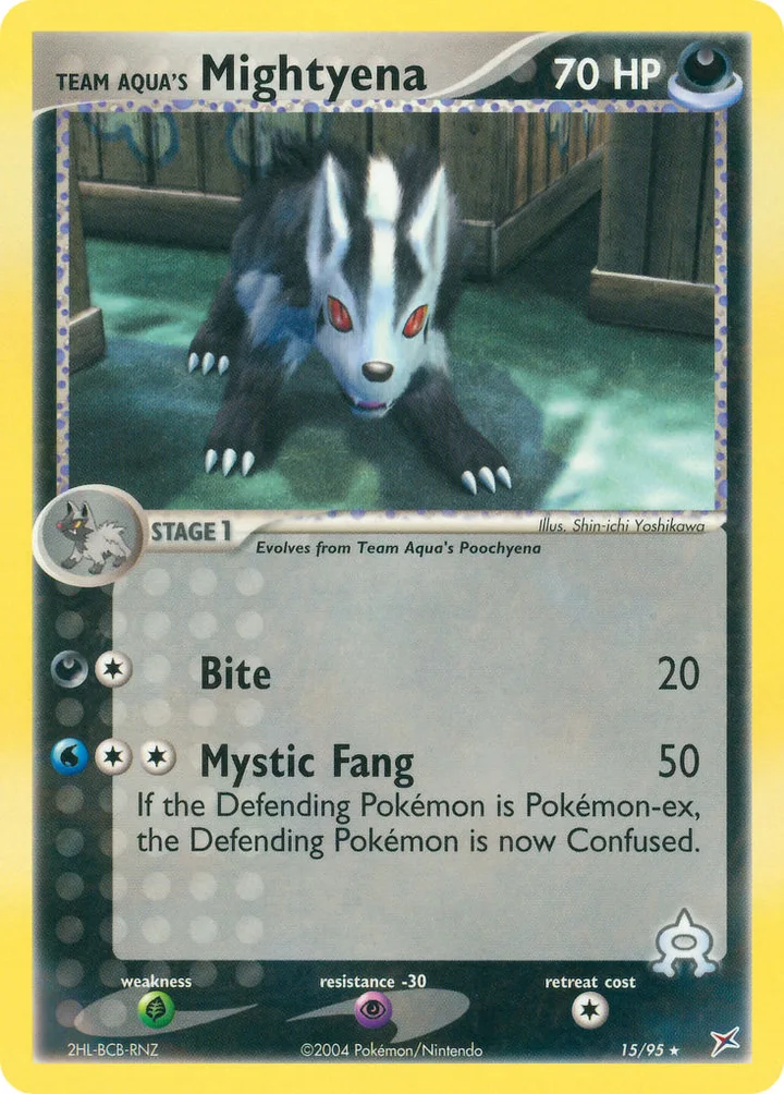 Team Aqua’s Mightyena, Team Magma vs Team Aqua 15/95