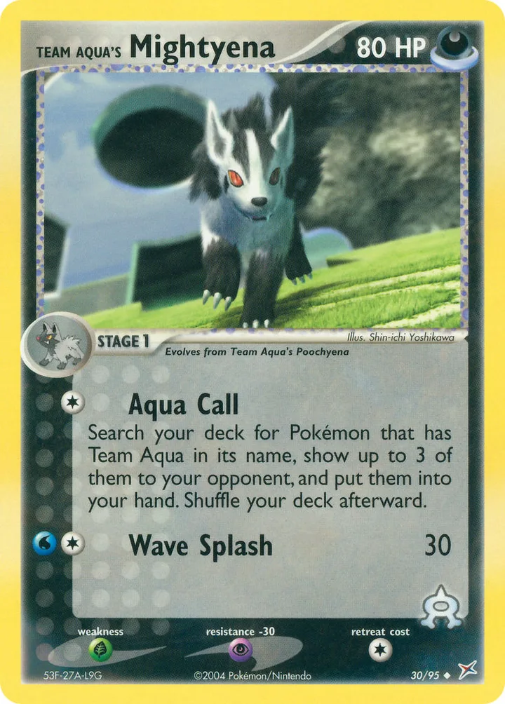 Team Aqua’s Mightyena, Team Magma vs Team Aqua 30/95