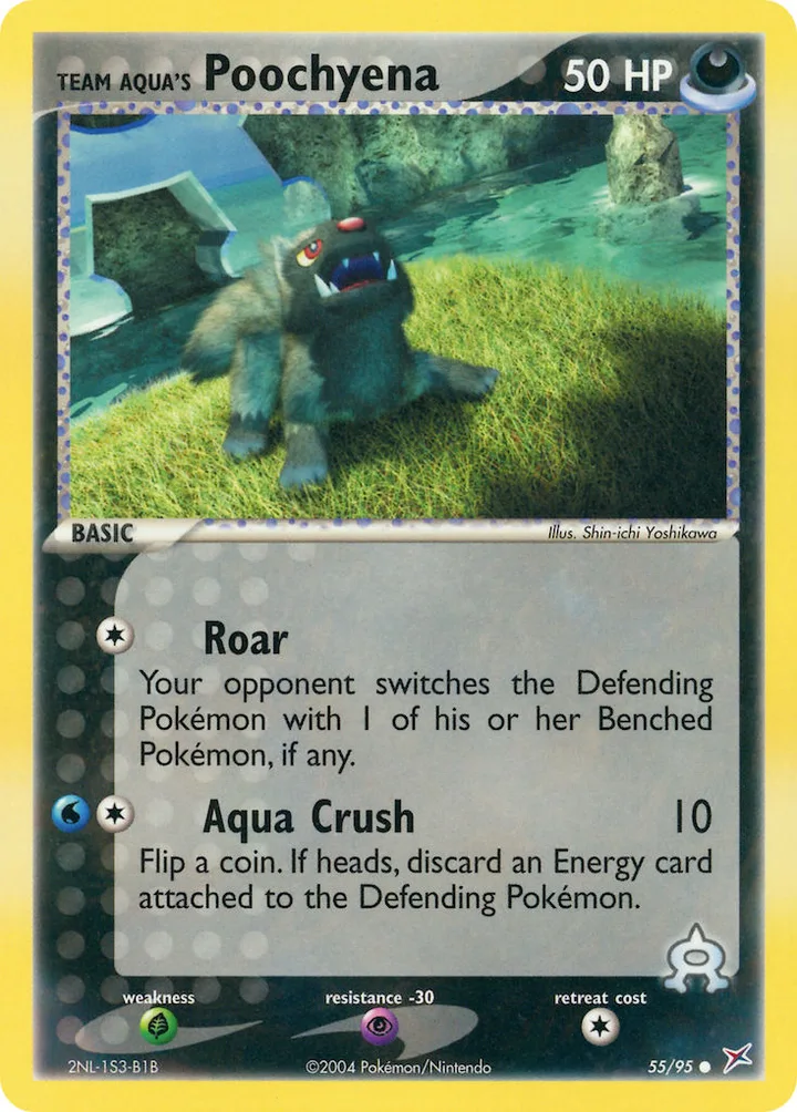 Team Aqua’s Poochyena, Team Magma vs Team Aqua 55/95