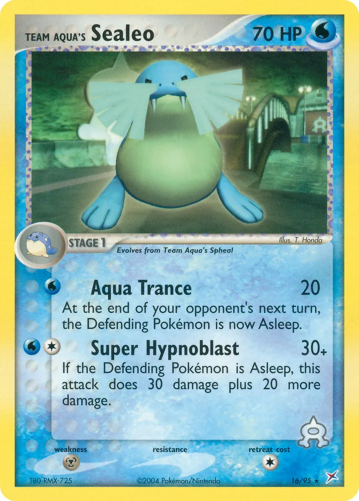 Team Aqua’s Sealeo, Team Magma vs Team Aqua 16/95