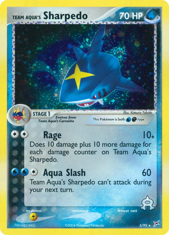 Team Aqua’s Sharpedo, Team Magma vs Team Aqua 5/95