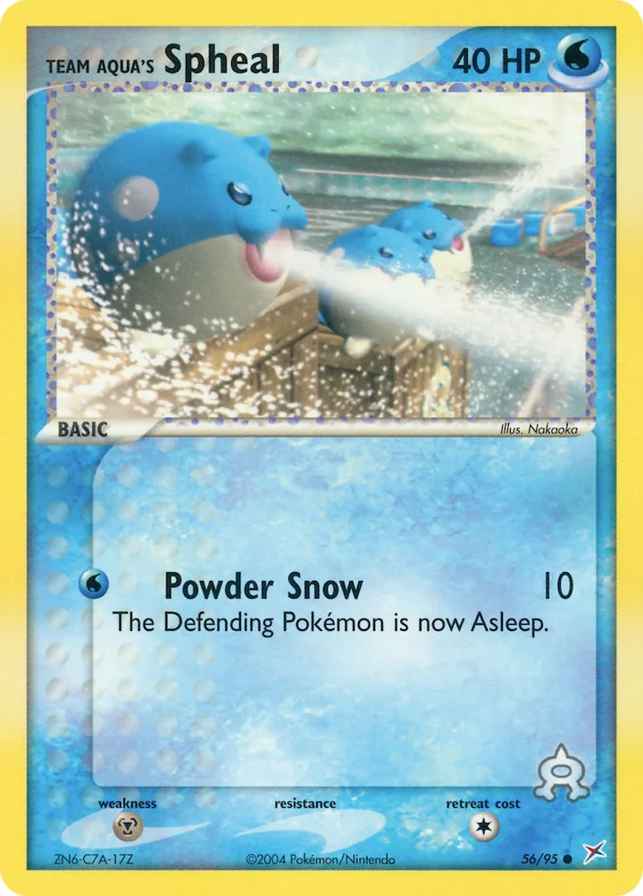 Team Aqua’s Spheal, Team Magma vs Team Aqua 56/95