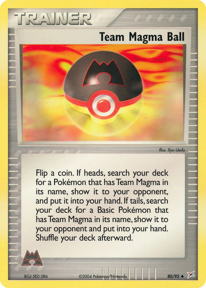 Team Magma Ball, Team Magma vs Team Aqua 80/95