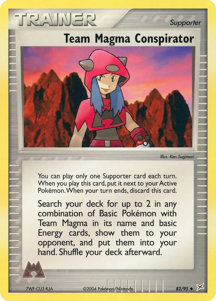 Team Magma Conspirator, Team Magma vs Team Aqua 82/95