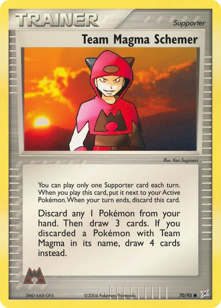 Team Magma Schemer, Team Magma vs Team Aqua 70/95